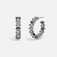 گوشواره طلا میخی طرح‌ گل‌حلقه ای (کپی)